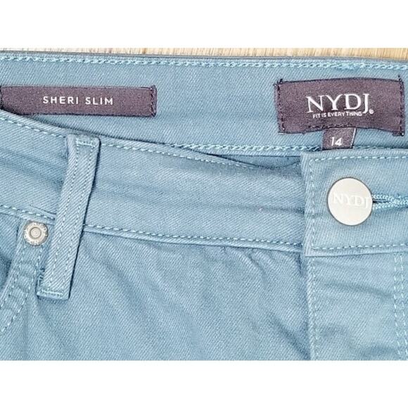 Not Your Daughter's Jeans NYDJ Women's Sheri Slim Ankle Lift Tuck Tech Size 14 - Picture 3 of 11